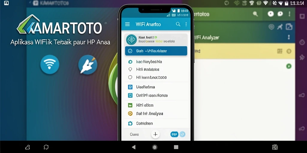 Tampilan antarmuka KAMARTOTO yang menampilkan analisis jaringan WiFi.