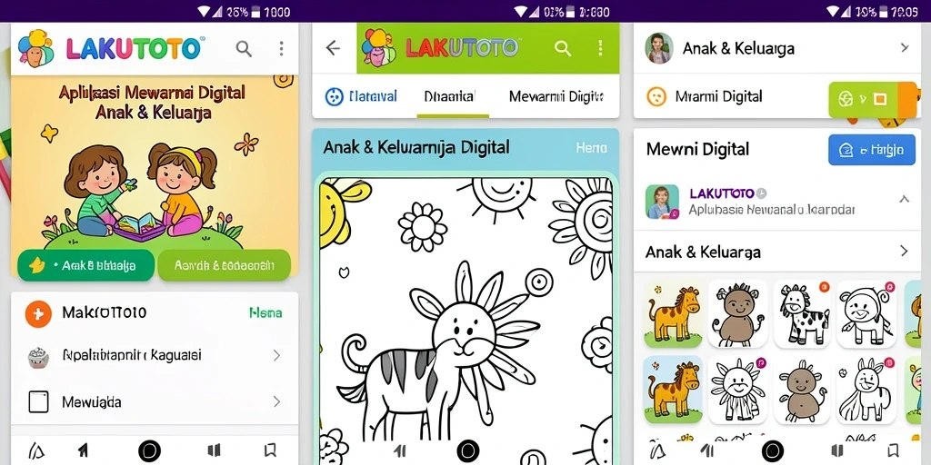 Tampilan antarmuka aplikasi LAKUTOTO yang ramah pengguna.